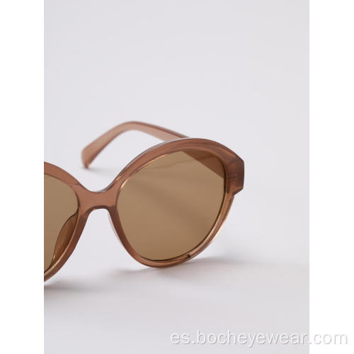 2022 Nuevas gafas Retro Gafas de sol redondas Plástico Mujer Sunglasse